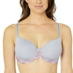 Wacoal Womens Embrace Lace Contour Bra Style 853181 Size 32DDD Lavender NEW
